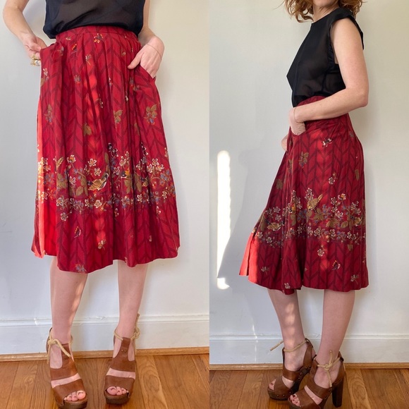Victor Costa vintage cotton skirt